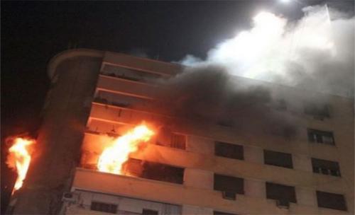 وفاة سيدة وإصابة 5 آخرين بحريق شقة في أبو نصير