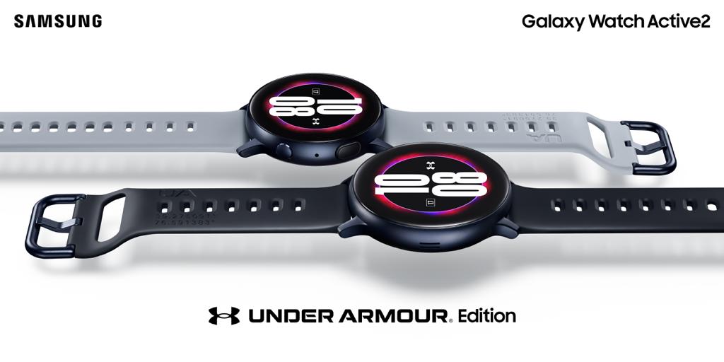 سامسونج و Under Armourتطلقان الإصدار الحصري من ساعة Watch Active2 بتصميهما الرياضي الأنيق وميزات اللياقة البدنية
