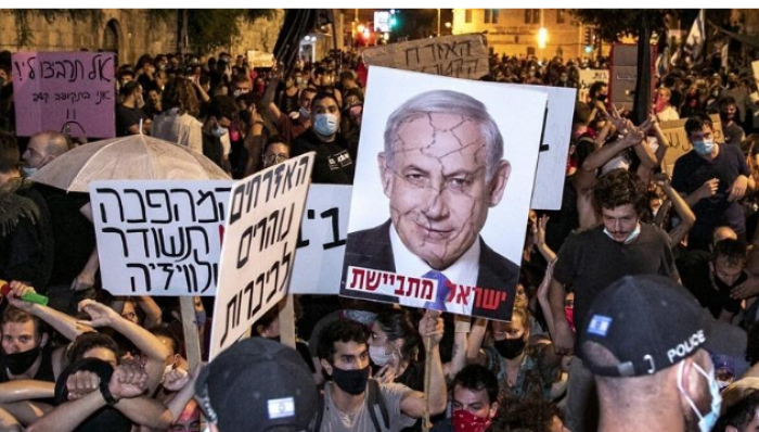 مظاهرات في تل أبيب لاستقالة الحكومة وعودة الأسرى