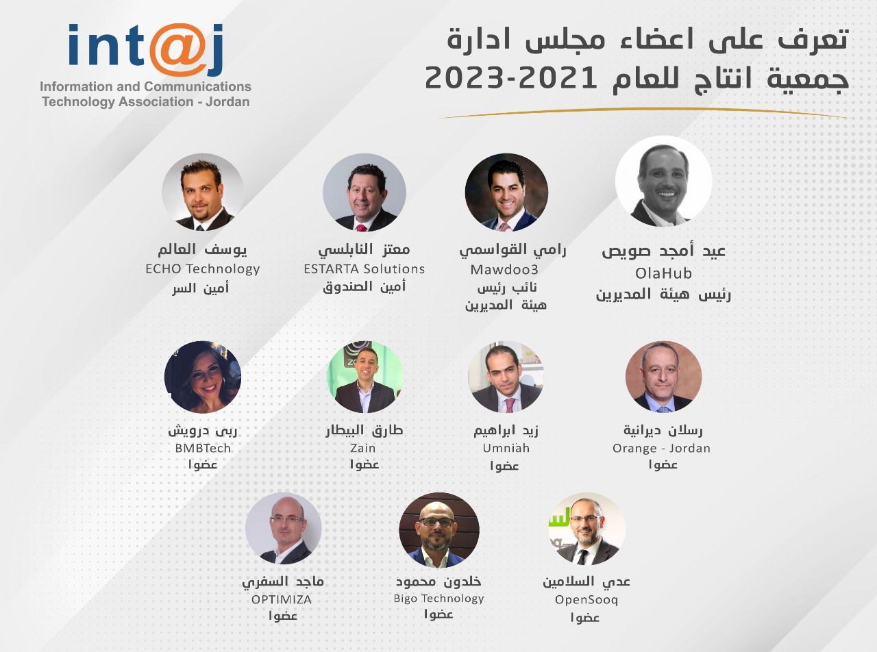 عيد امجد الصويص رئيسا لهيئة المديرين لجمعية 《انتاج》