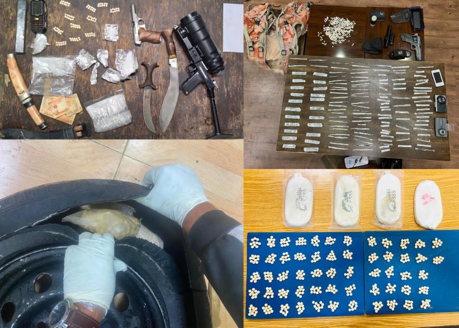 القبض على 20 مروجا تاجرا للمخدرات بحوزتهم كميات كبيرة معدة للبيع