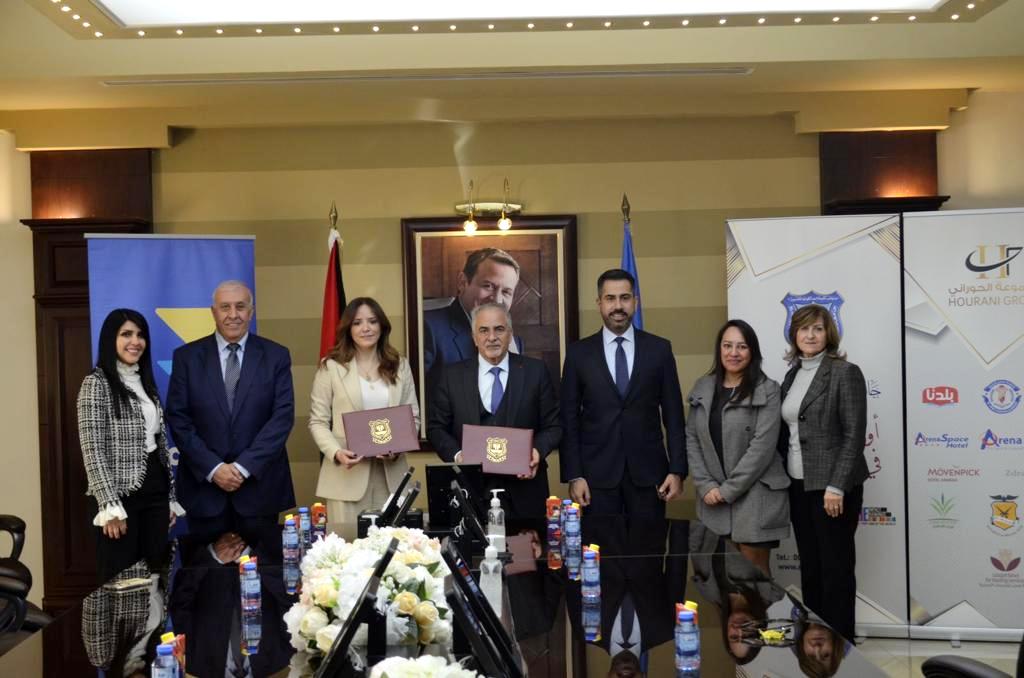 اتفاقية تعاون بين عمان الأهلية و《 امديست》